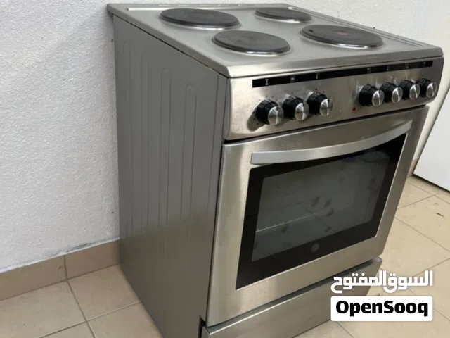 طباخ كهربائي ستانلس ستيل مع فرن بحالة ممتازة للبيع   Stainless Steel Electric Cooker with Oven - Exc
