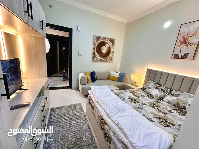 Sharjah Al Butinah, furnished studios, super deluxe furniture, second occupant, price 2600, includi
