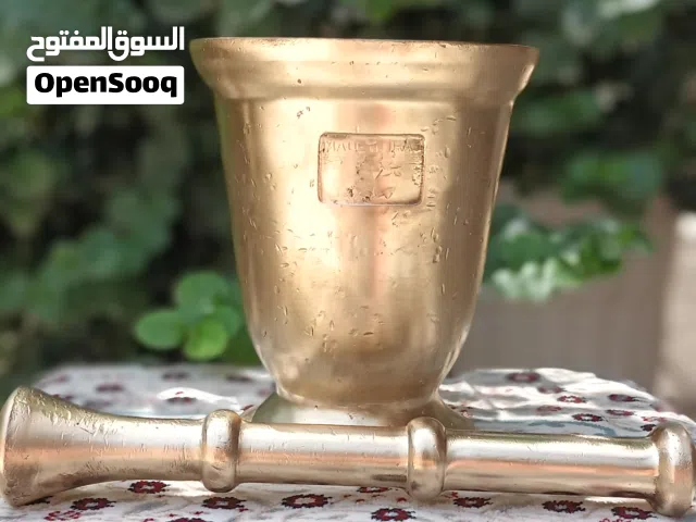(اقرا الوصف) هاون براص تحفة مال زمان الطيبين قياساته موجودة بالصور-لايوجد توصيل
