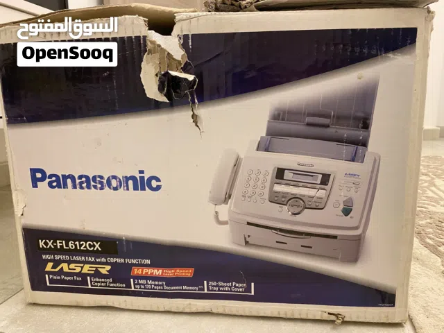 جهاز فاكس نوع panasonic جديد غير مستعمل بكامل ملحقاته