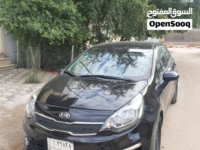 كيا ريو 2017 أمريكي لون اسود غير محدد رقم واسط مشروع وطني، السيارة نظيفة وجاهزة للشارع، مابيها مشكلة