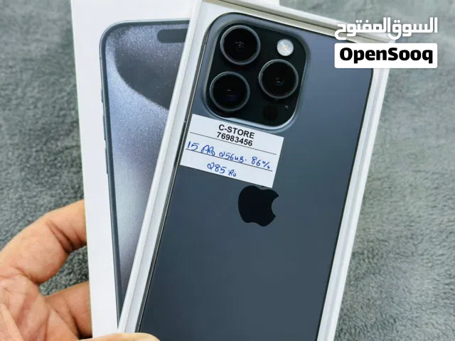 iPhone 15 pro- 256 GB - Satisfactory phones with box