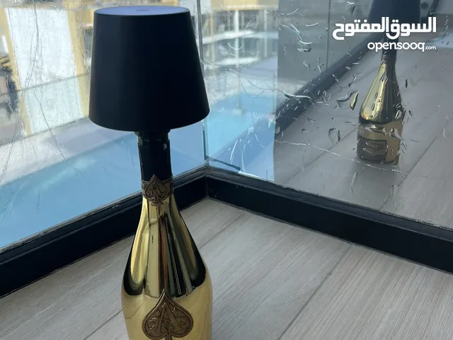 Bottle Armand de brignac brut gold decoration design lamp touch home decor light