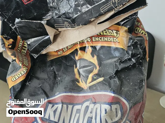 Half bag of barbeque charcoal BD2