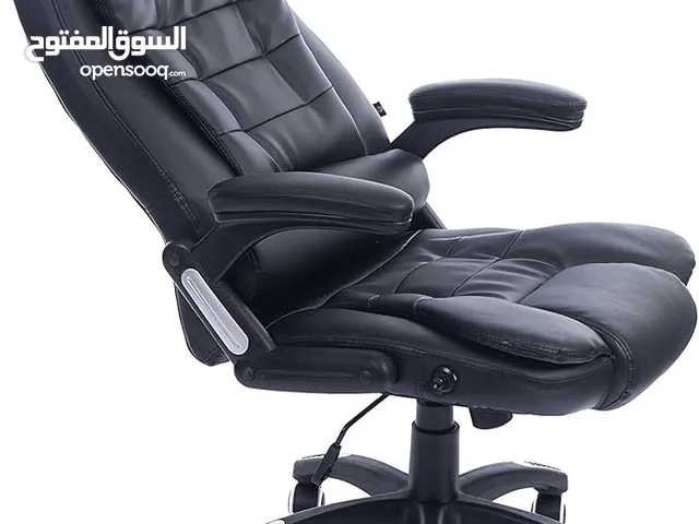 Executive Recline Extra Padded Office Chair (Black PU Leather)