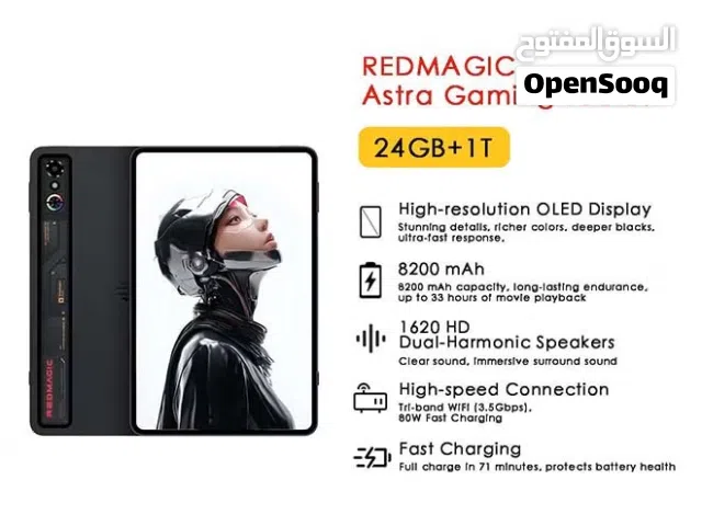 Astra Gaming Tablet 24GB RAM +1TB Eclipse - International version