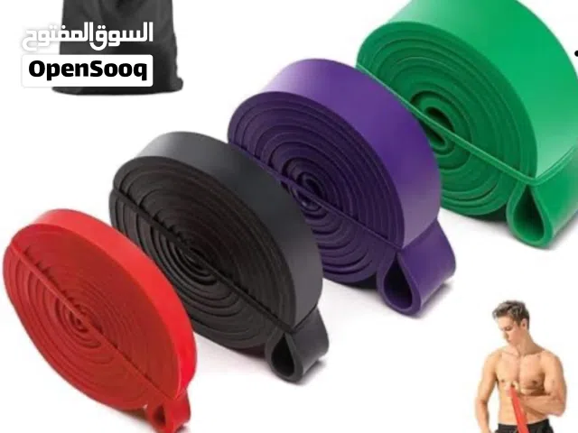 طقم مشدات ربر باند لولبي طويل 4 قطع