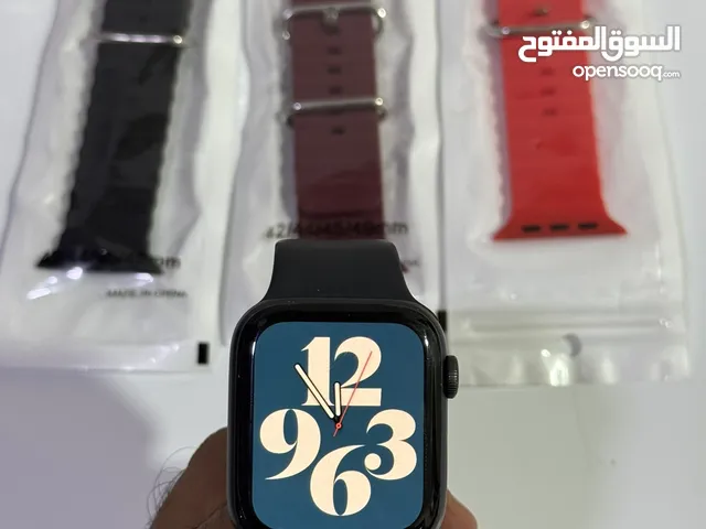 ساعه ابل الجيل السادس نظيفه جداً استعمال قليل