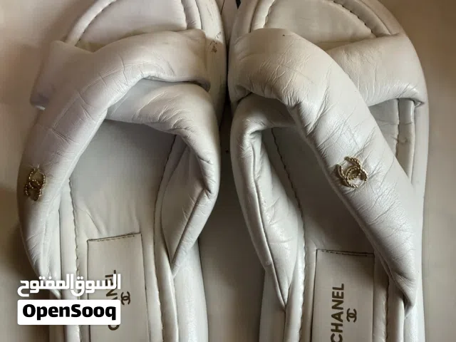 Chanel White Sandals