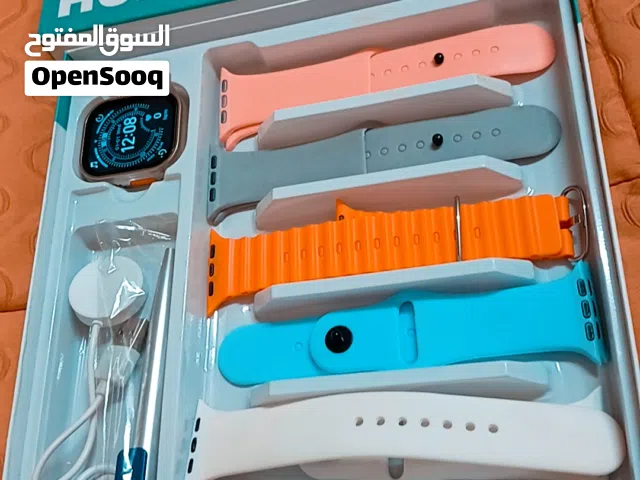 ساعتين الترا 2 جديد مع كامل اغراضهم فقط ب 12دينار