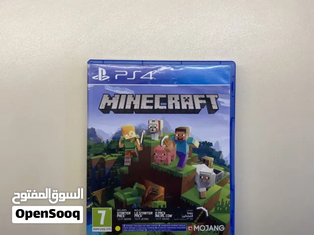سيدي Minecraft PS4 بحالة جيدة جدا يحتوي على خدوش بسيطة