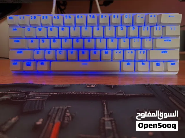 Title:Razer Huntsman Mini Mercury White Purple Switches RGB للبيع