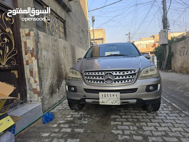 مارسدس ML350 موديل 2007 محرك 3500 سته سلندر اقتصادي تنفس طبيعي رقم اربيل بيع او مراوس