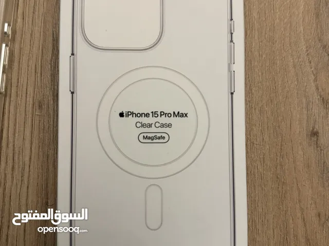 iPhone 15 pro max  Clear case  (MagSafe) الأصلي