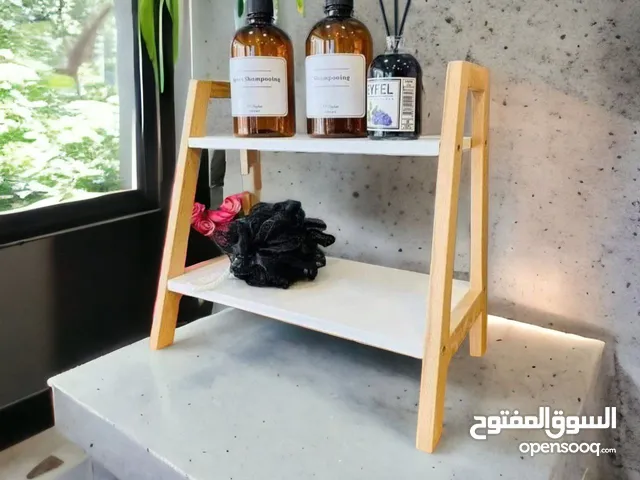 étagère en Bambou Décorative pour Salle رفّ خيزران مزخرف للحمام والكتب de Bain, Livres