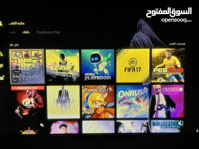 حساب سوني فيه اكثر الألعاب المشهورة
