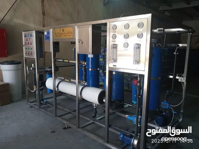 تصميم محطات مياه ، مصانع مياه ، محطة فلترة مياه