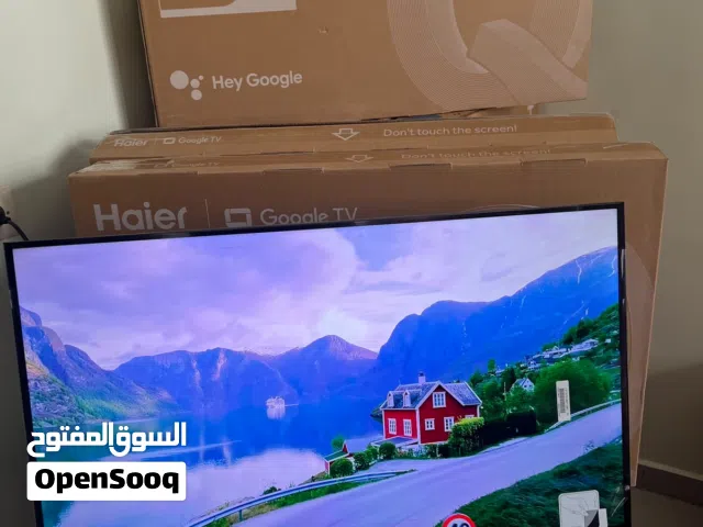 تلفاز Haier QLED 32" Google TV – جودة وصورة رائعة بسعر مميز للبيع تلفاز Haier QLED مقاس 32 بوصة مزود