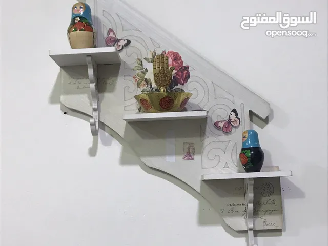 زوج رفوف خشب