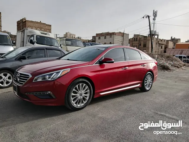 هيونداي سوناتا 2016 ليمتد رقم واحد بصمه بانوراما رادار نقطه عمياء تحديد مسار ديكور بيج