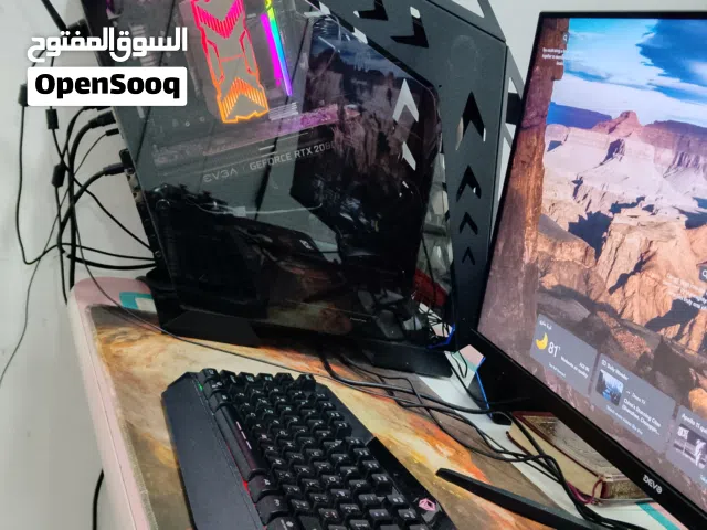 كمبيوتر كرت 2080super معالج ryzen 7 3700x