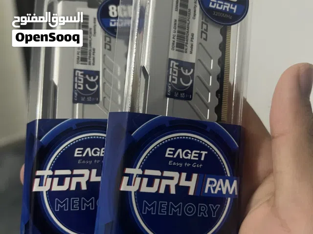 رام جديد 8*2 حبتين 8 جيجا تردد 3200 جداد eaget  باقل سعر و متوفر توصيل