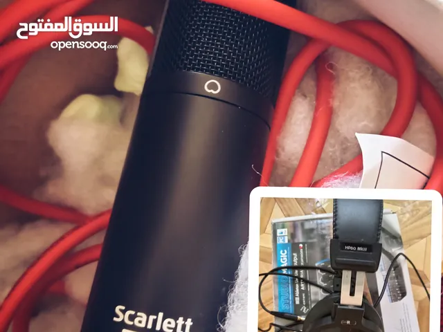 فرصة.. مايك احترافي لأصحاب الاستيديوهات والتسجيل المنزلي + هيدفون احترافي مجاناً