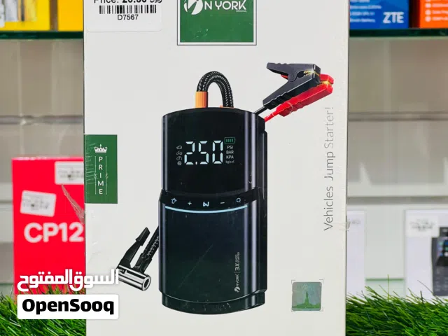 Nyork TH‐978 4‐in‐1 Car Jump Starter, 12000 mAh Power Bank & Tire Inflator