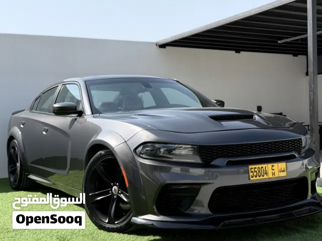 دودج تشارجر V8 رمادي 2018 RT كت وايد بودي