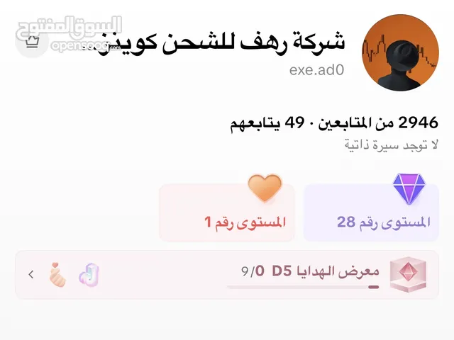Social Media Accounts and Characters for Sale in Irbid