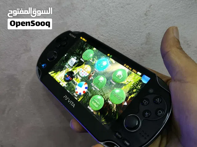 جهاز العاب بلاي ستيشن psp vita  معدلة عليها العاب حالة ممتازة للبيع بسعر مغري