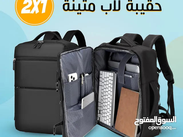 حقيبة ظهر و لابتوب 2 في 1 – أسود أقل سعر في السوق شامل الشحن والدفع والمعاينة عند الاستلام