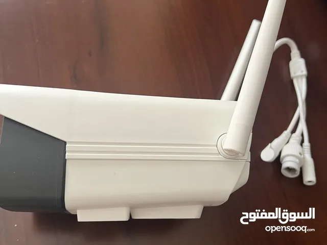 حرق كمرا ملون 24 ساعه واي فاي WIFI IP مسافة 50 متر مع اضاءة تشبك ايضا سلك