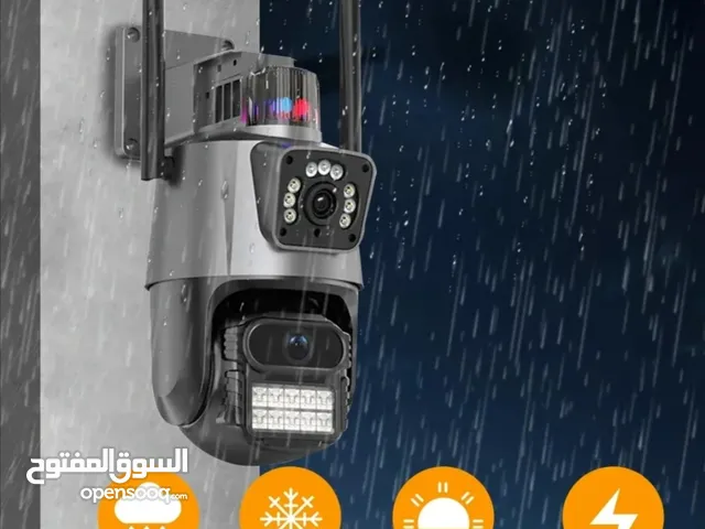 كاميرا مراقبة واي فاي كامرتين بكاميرا بجودة 4k او بالطاقة الشمسية بشريحة
