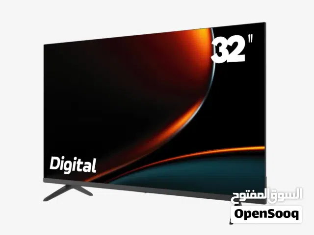 شاشة 32 انش HD جي جارد مع كفالة الوكيل الرسمي وقاعده جداريه بأفضل سعر بالمملكه