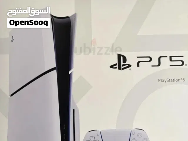 PS5 slim digital model with controller