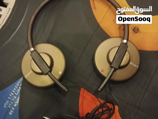 سماعه سوني سلك Sony نظام ميجا بيس القديم خفيفه قابله للطي سلك طويل سمع ل المسجللات والوكمانات وال cd