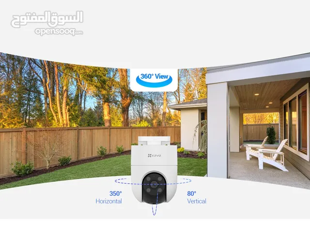 كاميرا المراقبة الدوّارة EZVIZ H8c الأصلية – حماية ذكية 24/7 ضمان سنة مقاومة لكافة الظروف الجوية