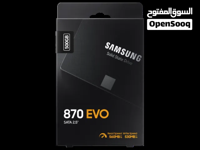 SAMSUNG 870 EVO SATA SSD 500GB 2.5” Internal Solid State Drive