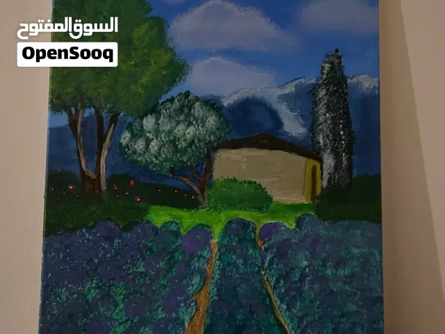 لوحات زيتية مرسومة يدوياً لانمي و طبيعة Oild Paintings for nature and Anime