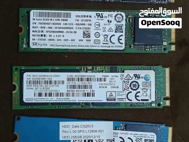 هاردسكات m2 عالية السرعه 256GB