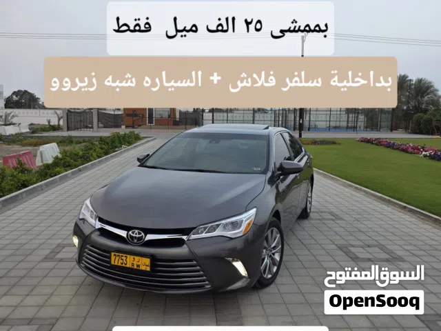 camry 2017 xle v6 نظيفة جداا ممشى شبه زيرو