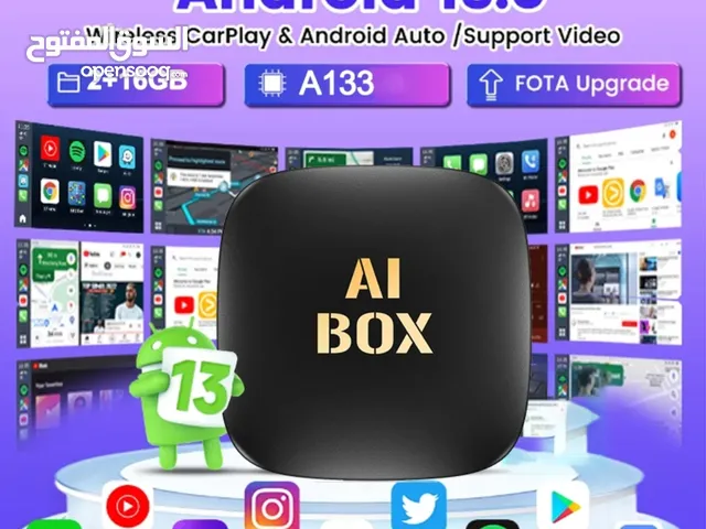 قطعة اندرويد 13تدعم apple carplay and android auto