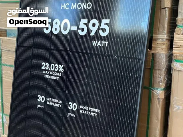 للبيع لوائح طاقة شمسيه جاهزه للتوصيل