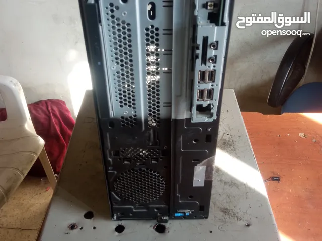 كمبيوتر مكتبي Lenovo بمواصفات ممتازة i5-7400 بس ناقصو الواجهة الأمامية لجهاز بس شغال الف