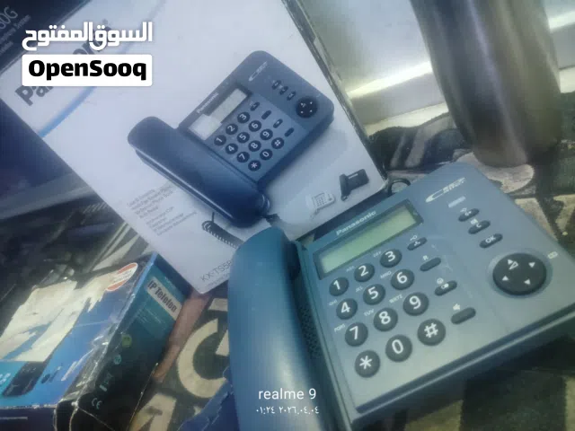 هاتف أرضي مستعمل بحالة جيدة مع مميزات أساسية