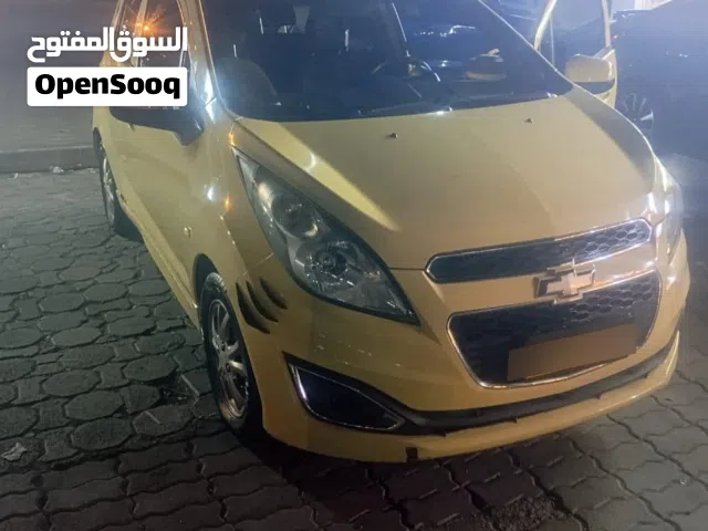 للبيع سيارة شفرولبه سبارك 2013 بحالة ممتازة سيارة اقتصادية جدا بالبترول كله تمام افحص وين ماتريد