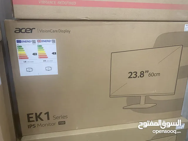 شاشة Acer EK1 – 23.8” IPS FHD تصميم أنيق وأداء مميز