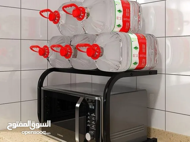 ستاند معدني للميكروويف  حل عملي وذكي لتنظيم مطبخك واستغلال المساحة لأقصى حد!