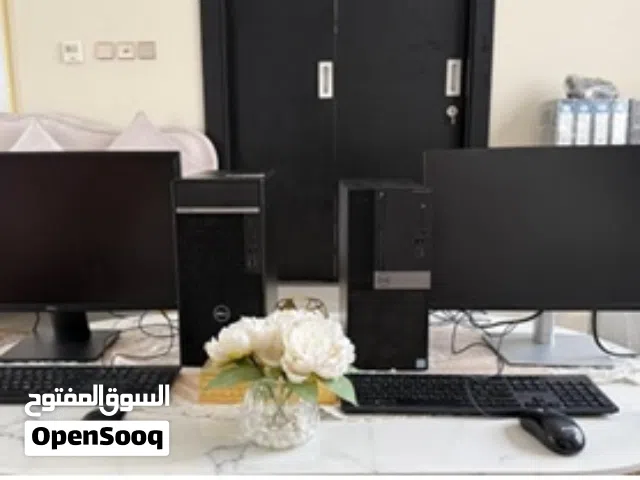 2 HP PC, 2 HP 24" MONITOR, 1 HP Color LaserJet Printer for SALE